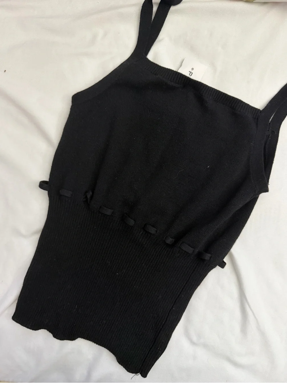 🖤 Brandy Melville Black Sandra Top - Picture 6 of 7